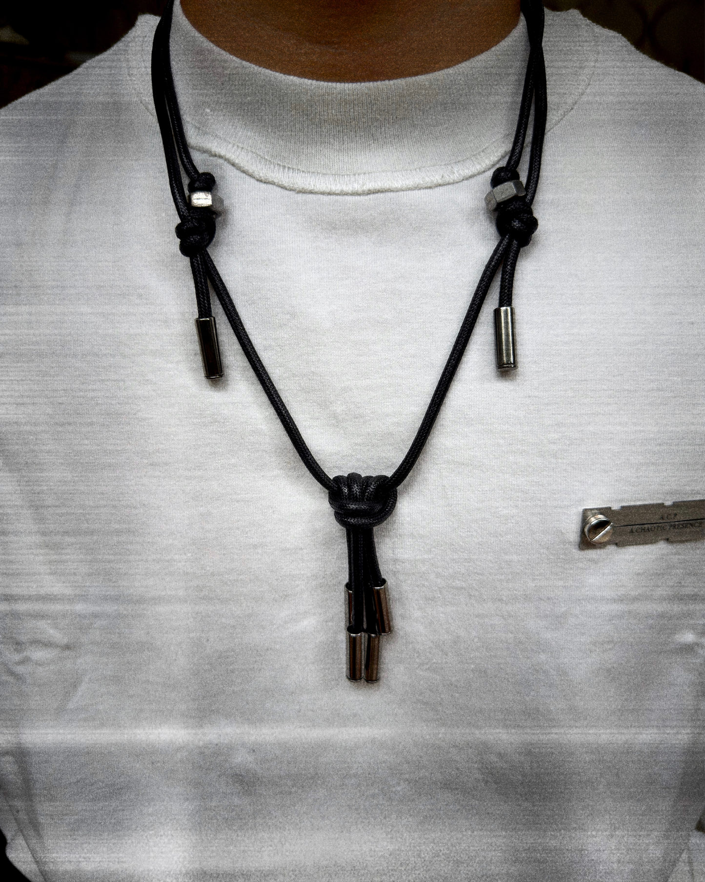 PISTOL RUSTED CHANDERLIER NECKLACE
