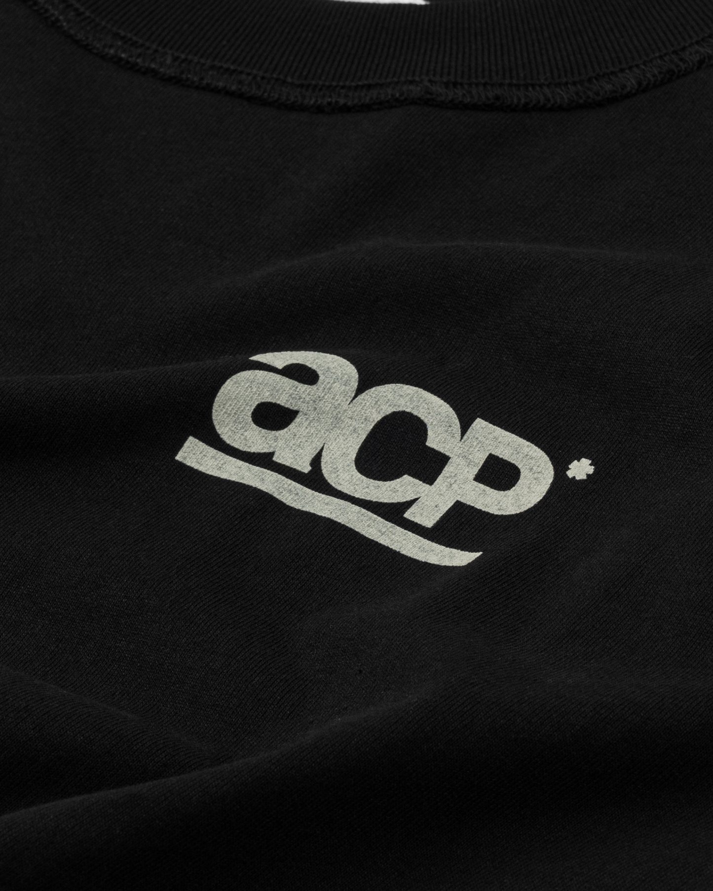 ACP BASIC LOGO BLACK BOXY T-SHIRT