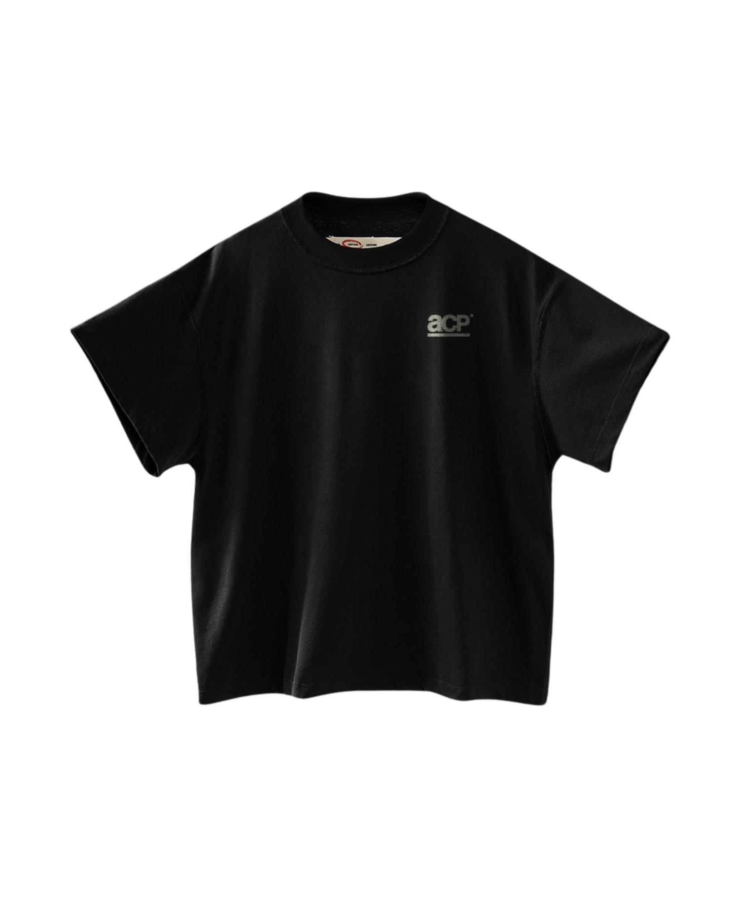 ACP BASIC LOGO BLACK BOXY T-SHIRT