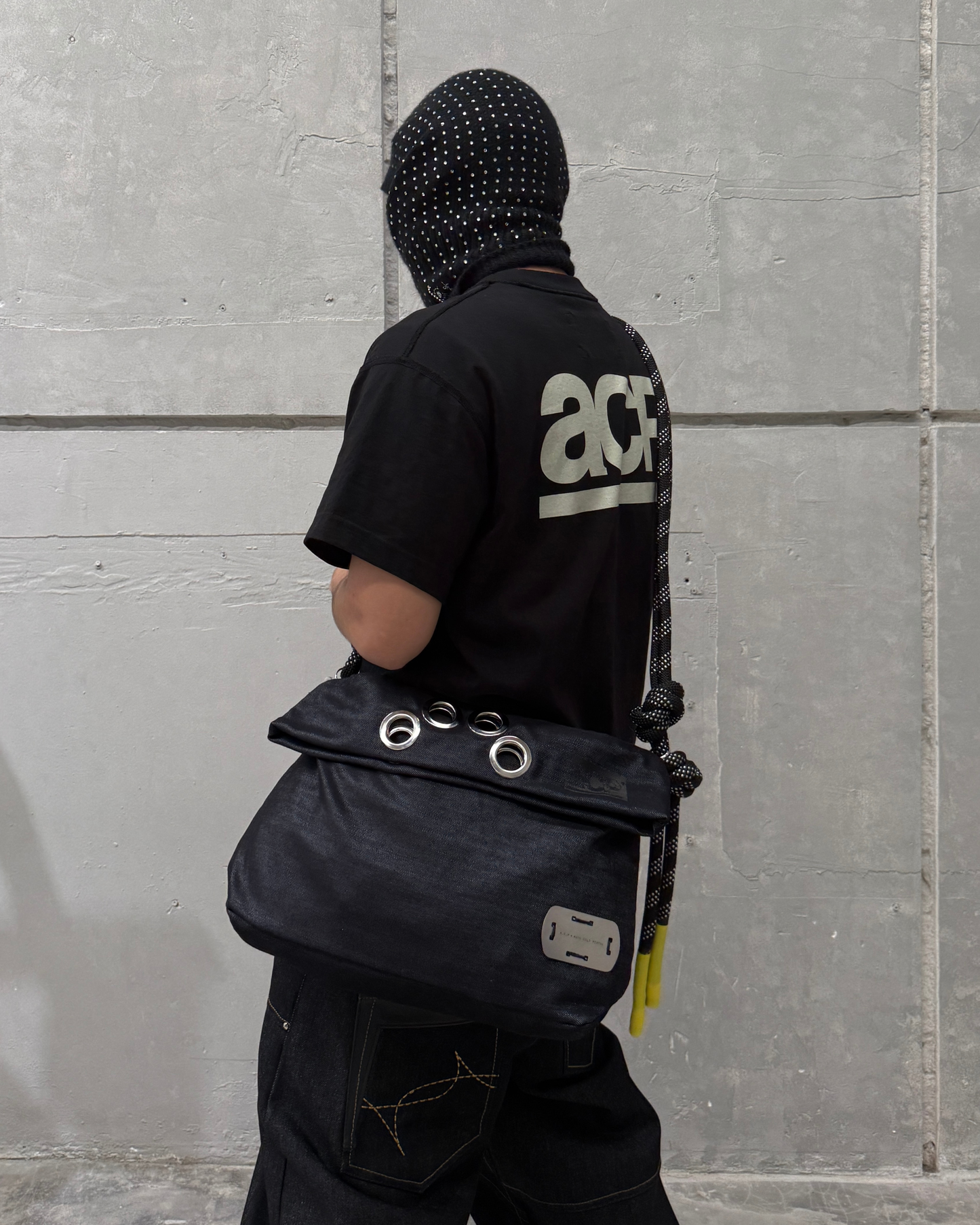 PISTOL DARK METALLIC DENIM KITBAG