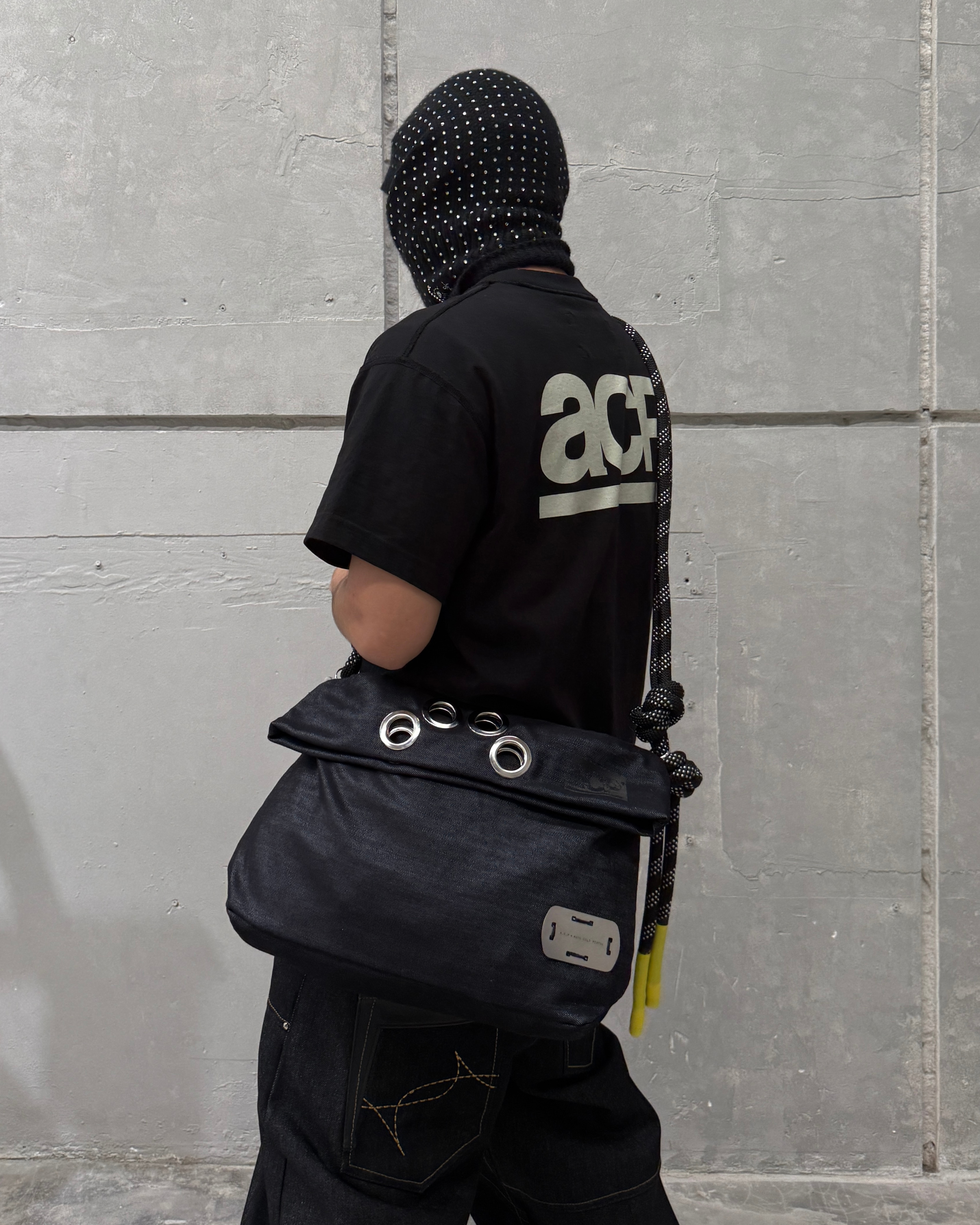 PISTOL DARK METALLIC DENIM KITBAG