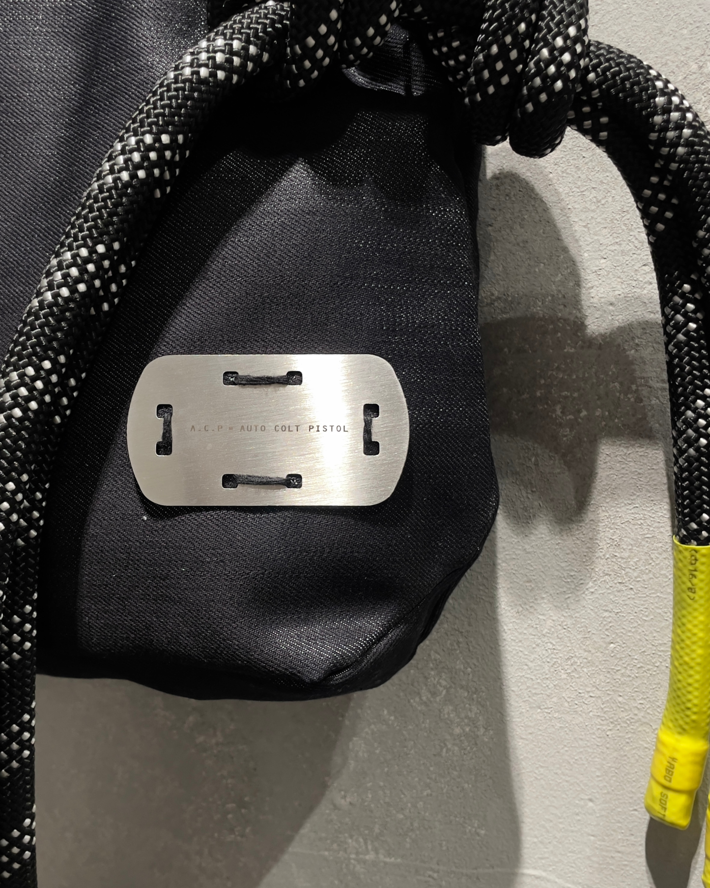 PISTOL DARK METALLIC DENIM KITBAG
