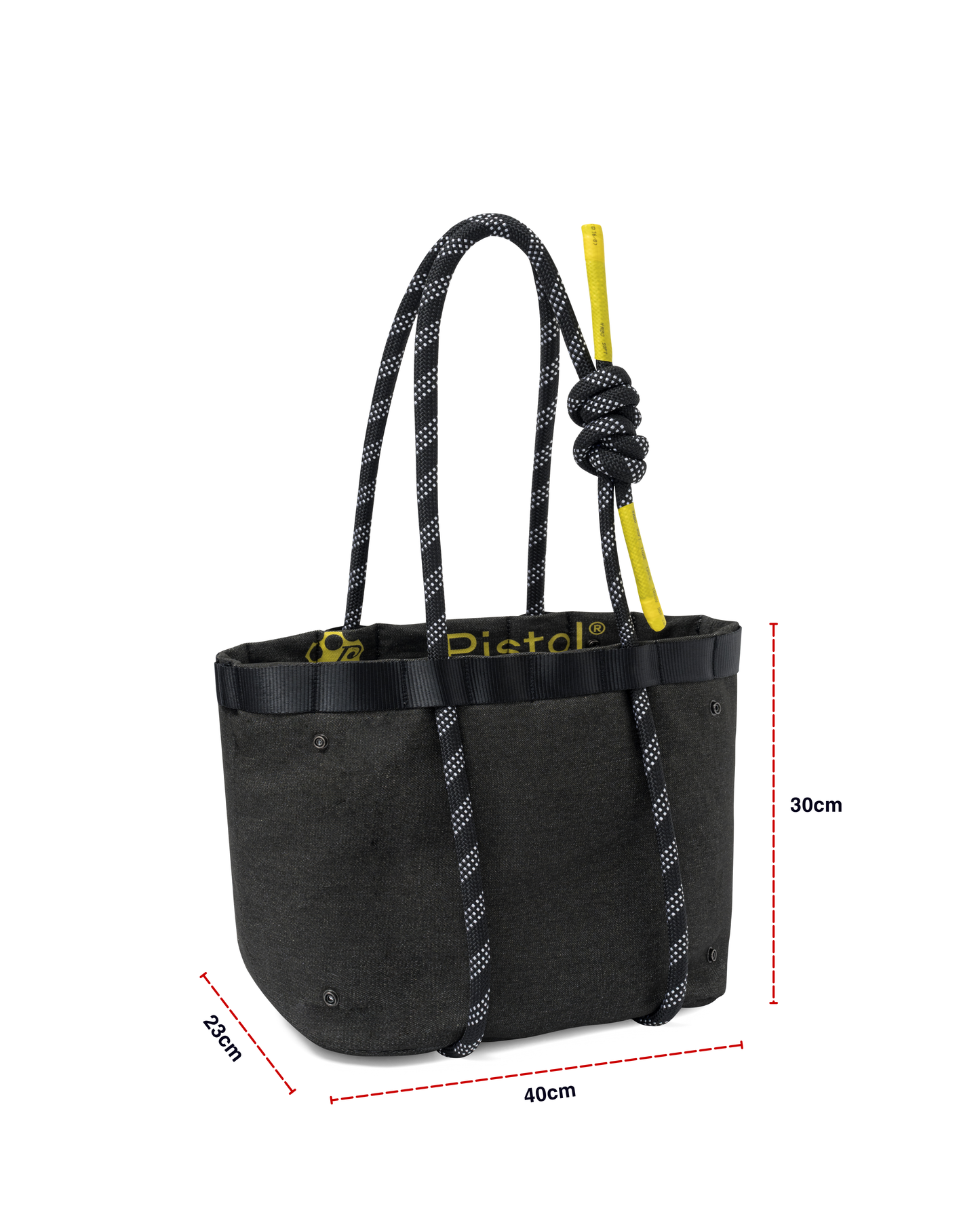 PISTOL BLACK DENIM MODULAR TOTEBAG