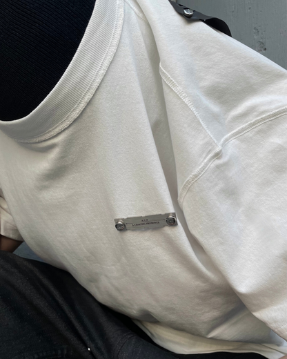 ACP "A CHAOTIC PRESENCE" WHITE BOXY T-SHIRT