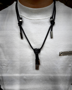 PISTOL RUSTED CHANDERLIER NECKLACE