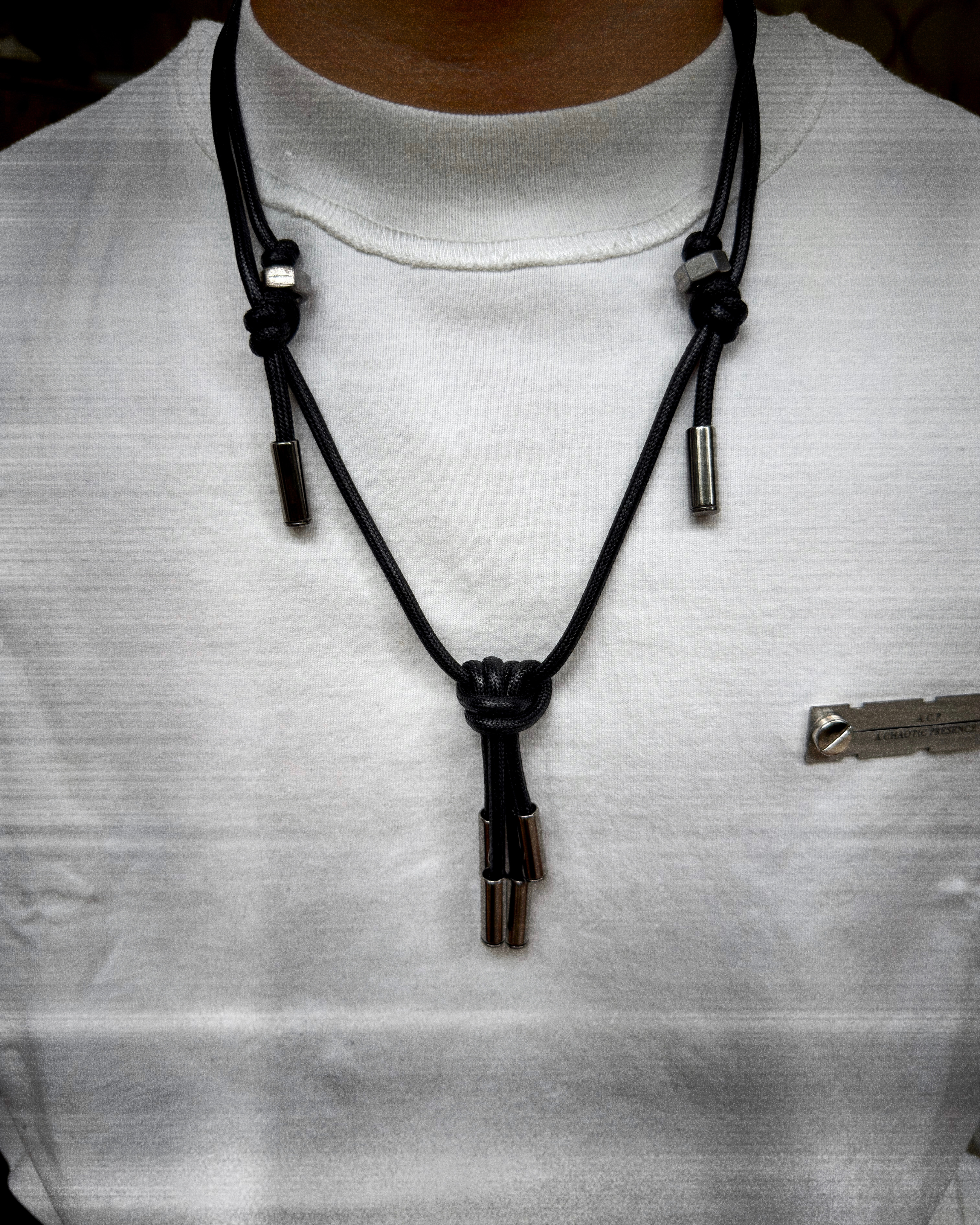 PISTOL RUSTED CHANDERLIER NECKLACE