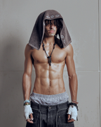 PISTOL ASH GREY TOWEL HEADWEAR