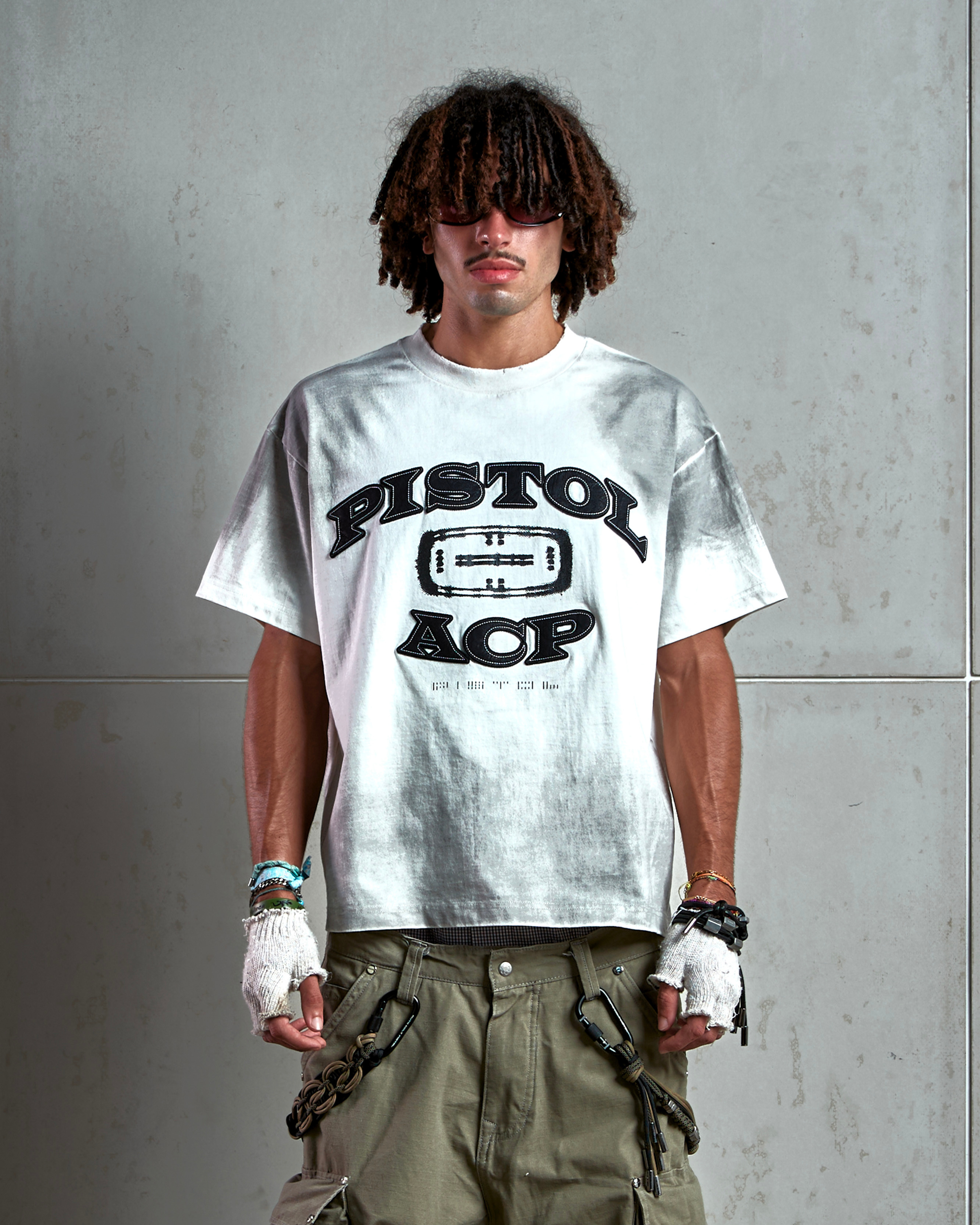 ACP "A COVER PIECE" WHITE BOXY T-SHIRT
