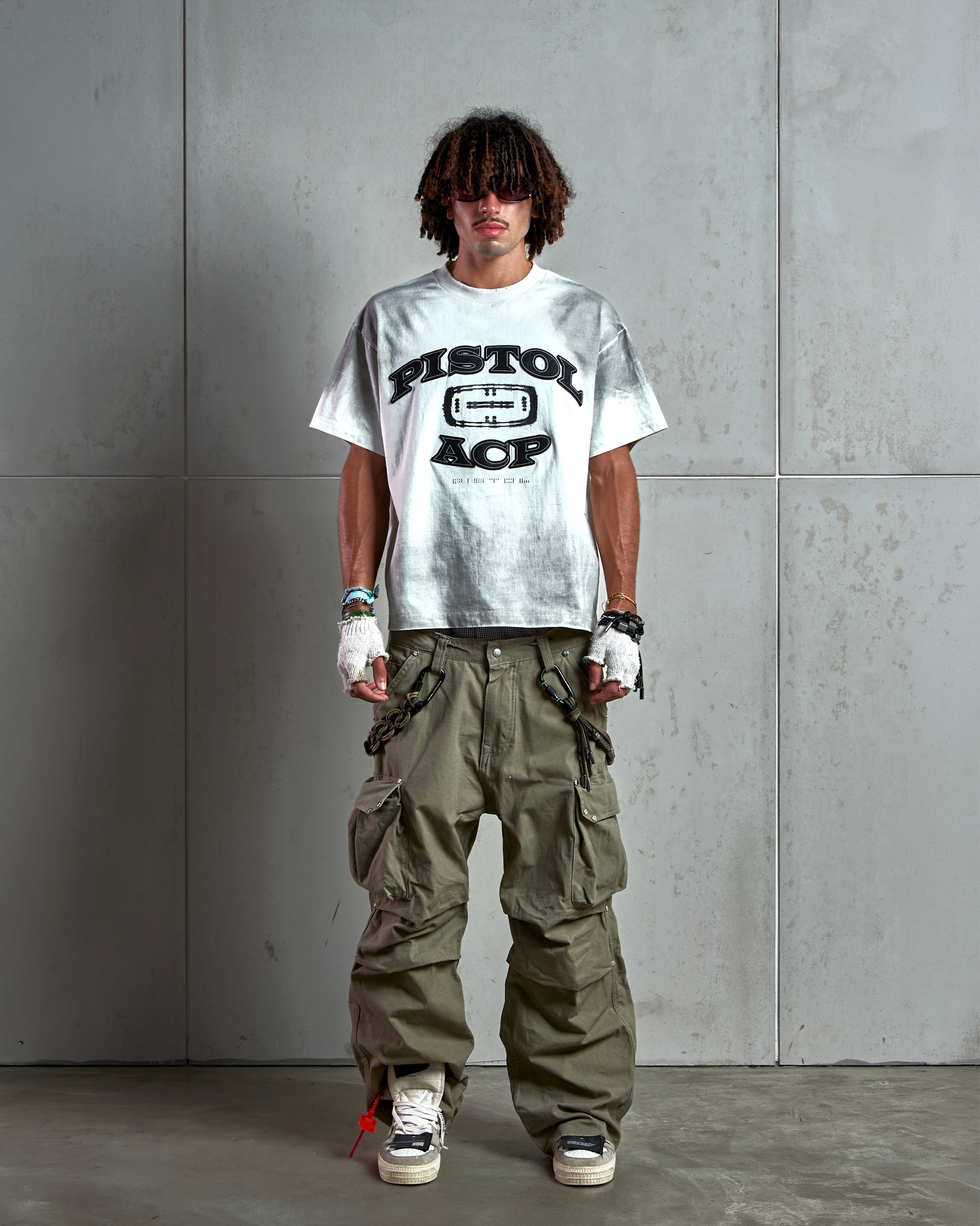 ACP "A COVER PIECE" WHITE BOXY T-SHIRT