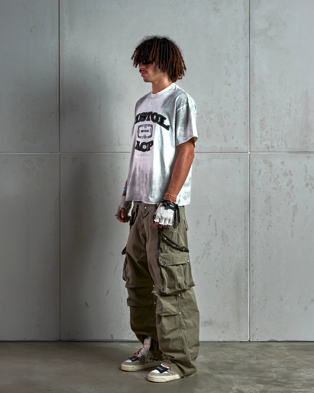 ACP "A COVER PIECE" WHITE BOXY T-SHIRT