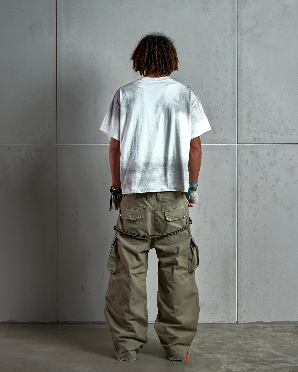 ACP "A COVER PIECE" WHITE BOXY T-SHIRT