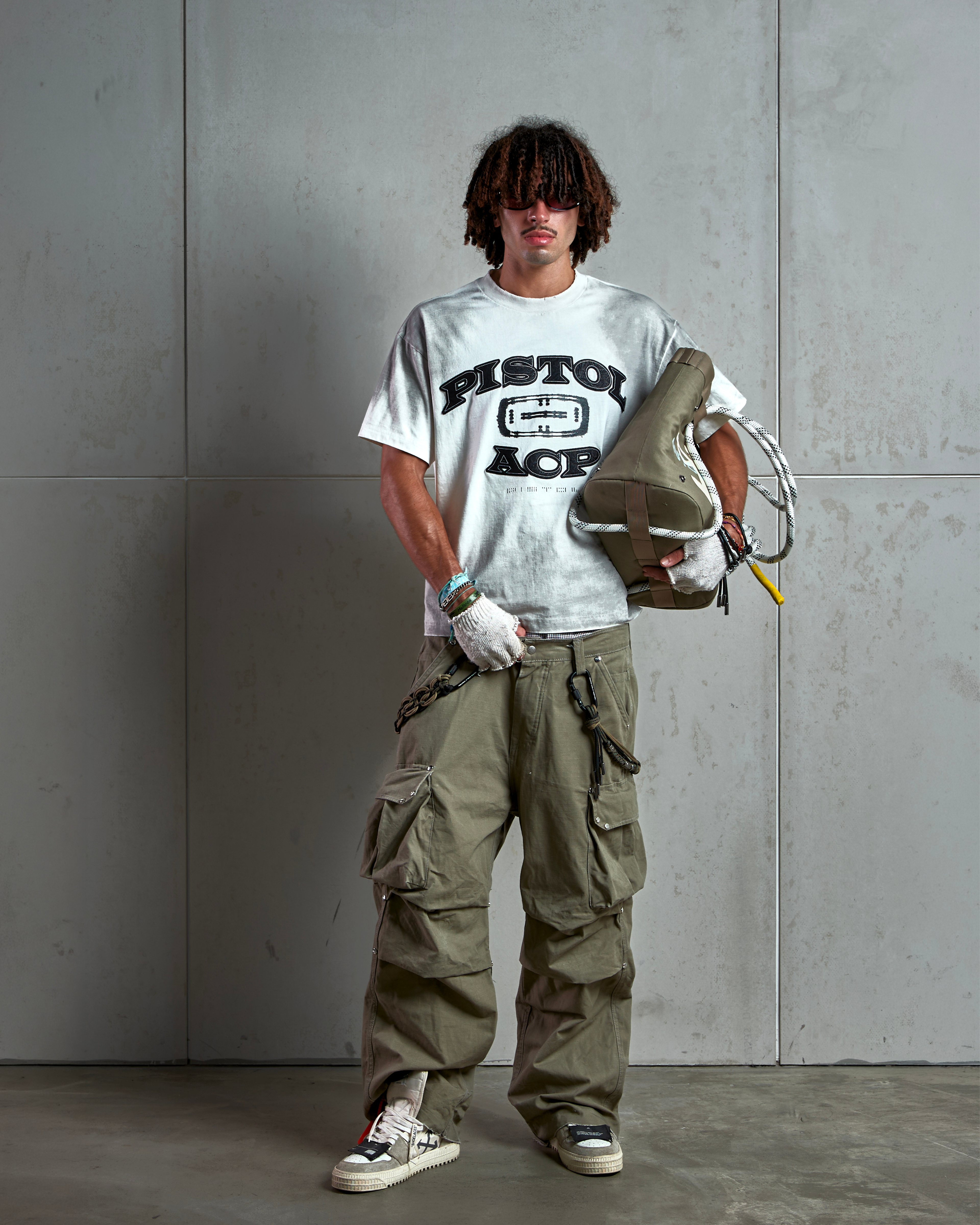 ACP "A COVER PIECE" WHITE BOXY T-SHIRT
