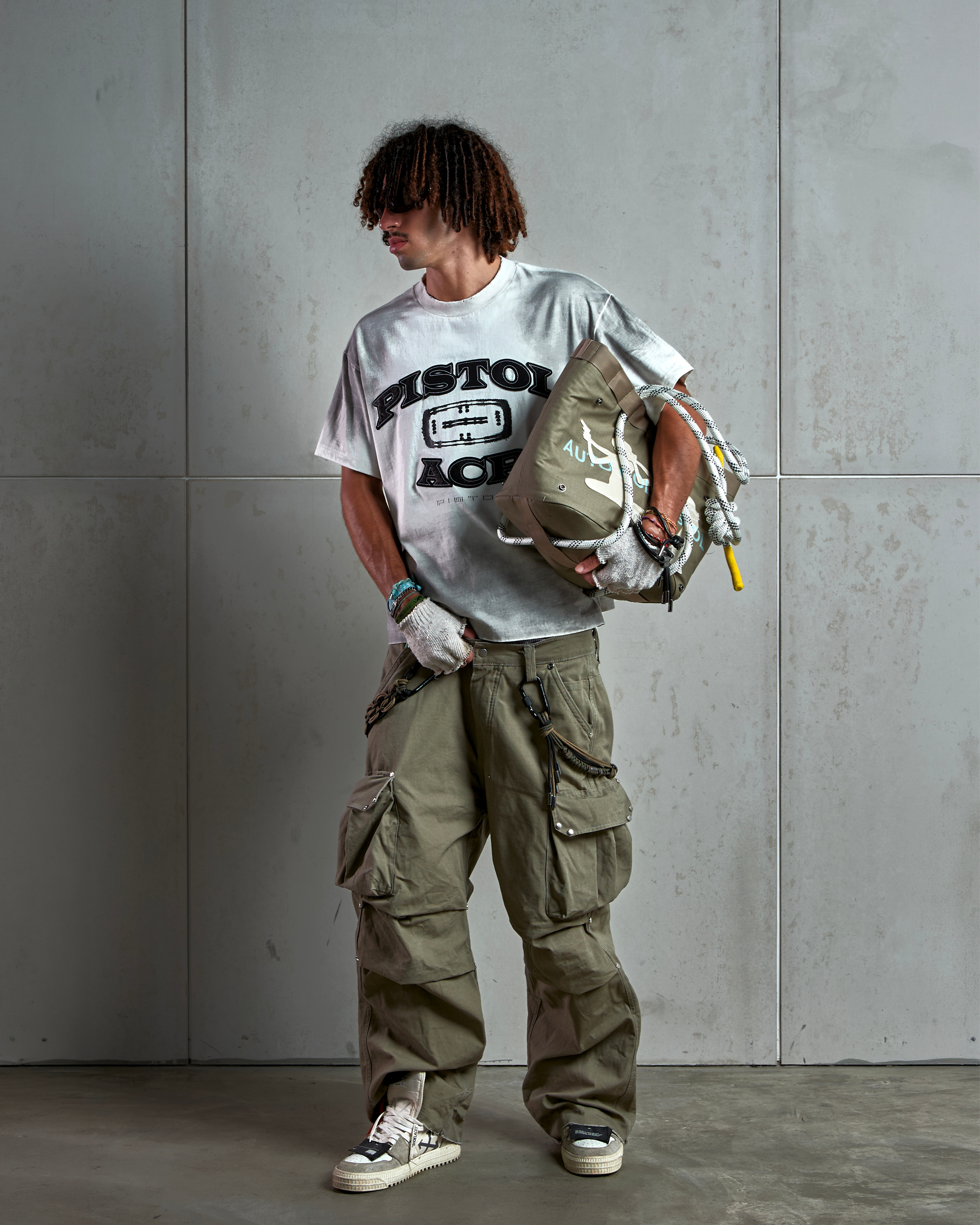 ACP "A COVER PIECE" WHITE BOXY T-SHIRT