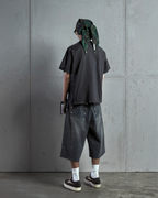 ACP "CHATGPT" BLACK WASHED BOXY T-SHIRT