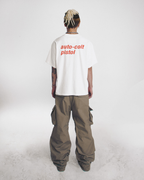 ACP "CYCLONE" WHITE BOXY T-SHIRT