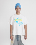 ACP "P*RN ST4R" WHITE BOXY T-SHIRT