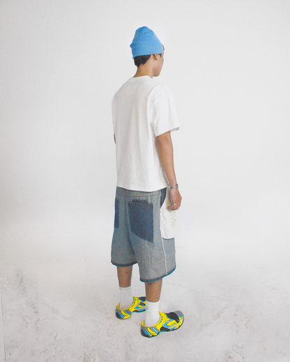 ACP "P*RN ST4R" WHITE BOXY T-SHIRT