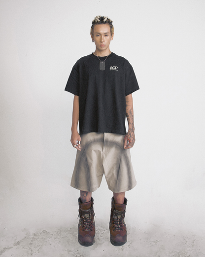 ACP BASIC LOGO BLACK BOXY T-SHIRT