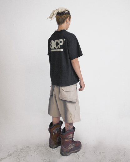 ACP BASIC LOGO BLACK BOXY T-SHIRT