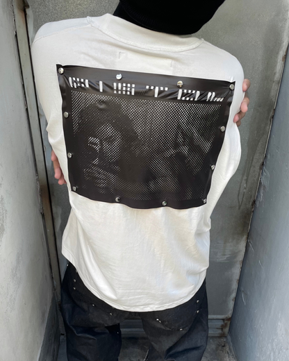 ACP "A CHAOTIC PRESENCE" WHITE BOXY T-SHIRT